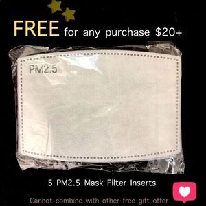 🎁Free Gift - 5 Mask Filter Inserts